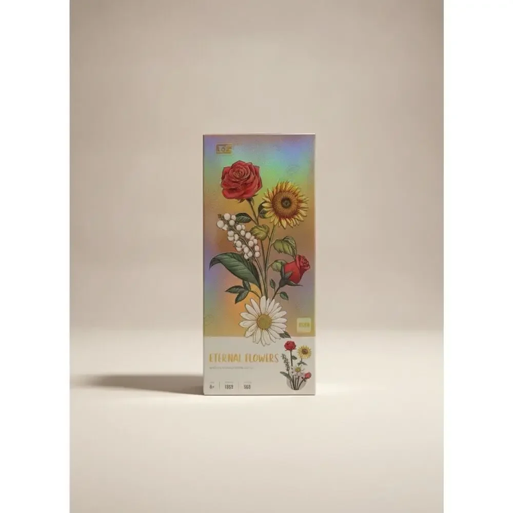 LOZ Eternal Flowers Mini Blocks Set 1659 568pcs Interlocking Blocks 6+